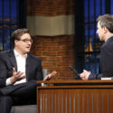 MSNBC Host Chris Hayes talking about being caught with weed. (Photo via Chicago Tribune)