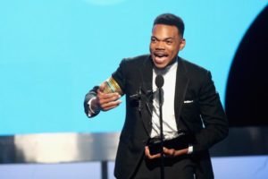 Chance the Rapper at the BET Awards.